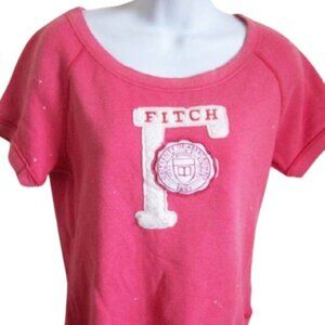 -Abercrombie  Fitch Pink Sweat Top Large